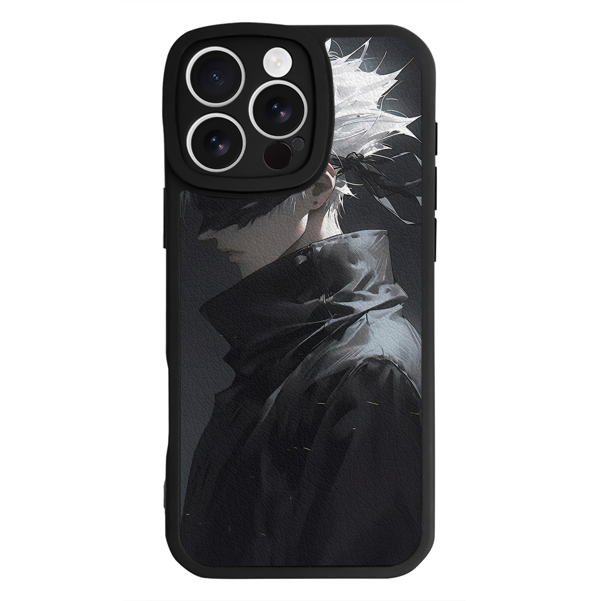 （画像用） 呪術廻戦 Jujutsu Kaisen 【iPhone 16シリーズ対応】シリコンスマホケース（レザー調） 材質：シリコン
